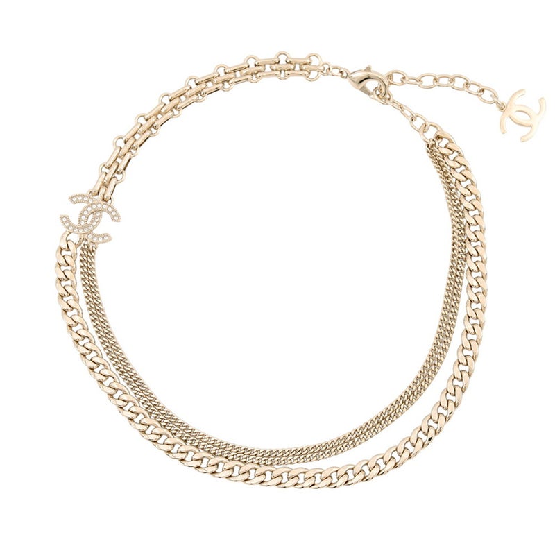 シャネル ネックレス ココマーク ラインストーン B25 K ABG553 CHANEL アクセサリー