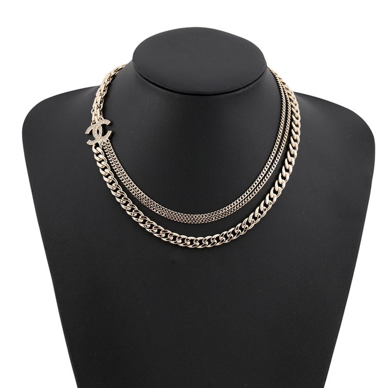 シャネル ネックレス ココマーク ラインストーン B25 K ABG553 CHANEL アクセサリー