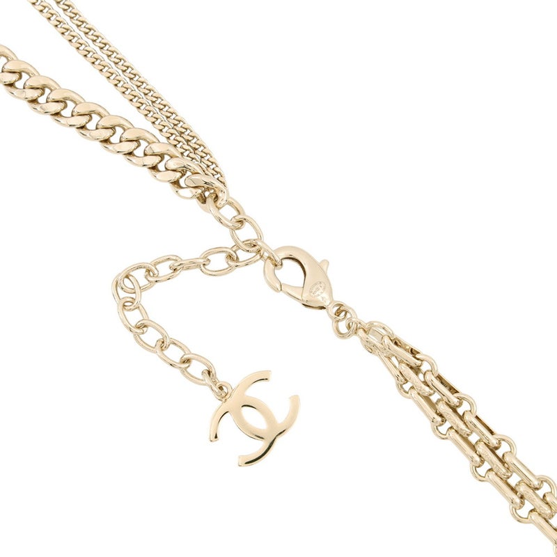シャネル ネックレス ココマーク ラインストーン B25 K ABG553 CHANEL アクセサリー