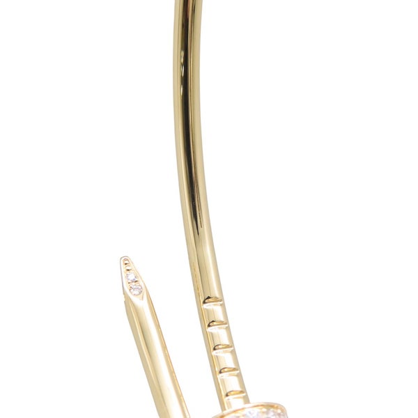 カルティエ ブレスレット ジュスト アン クル SM スモールモデル ダイヤモンド 20P 計0.18ct K18YG サイズ16 B6066116 Cartier