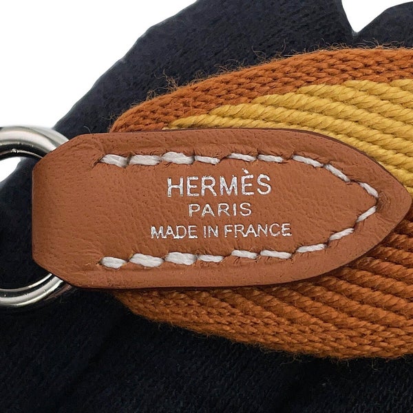 エルメス ショルダーストラップ バンドリエール サングル カザック 25mm ゴールド/パイユ/シルバー金具 K刻印