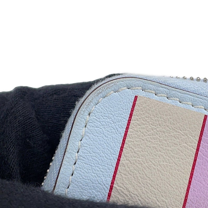 エルメス 長財布 アザップロング シルクイン ラ パティスリー フランセーズ ブルーブリュム/シルバー金具 スイフト Z刻印 HERMES