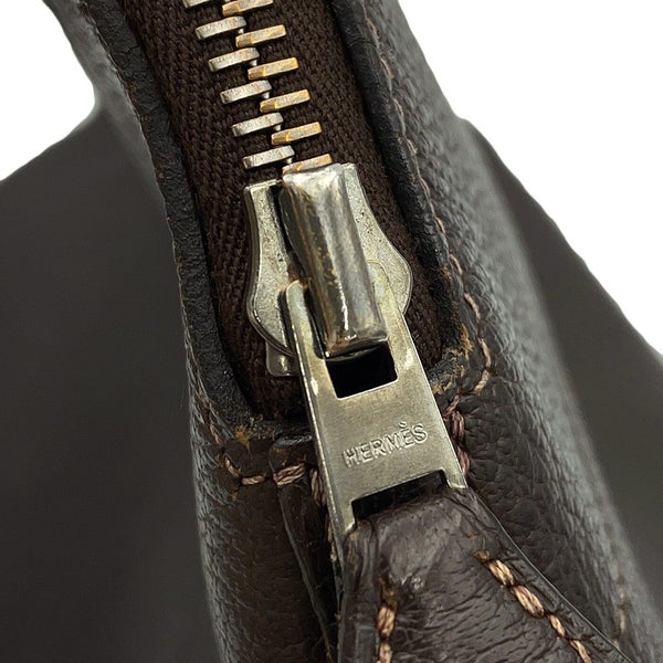 エルメス ハンドバッグ ボリード35 カカオ/シルバー金具 トリヨンクレマンス □H刻印 2wayショルダーバッグ
