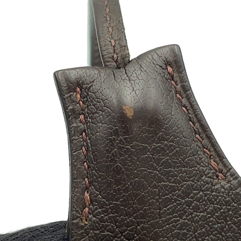 エルメス ハンドバッグ ボリード35 カカオ/シルバー金具 トリヨンクレマンス □H刻印 2wayショルダーバッグ