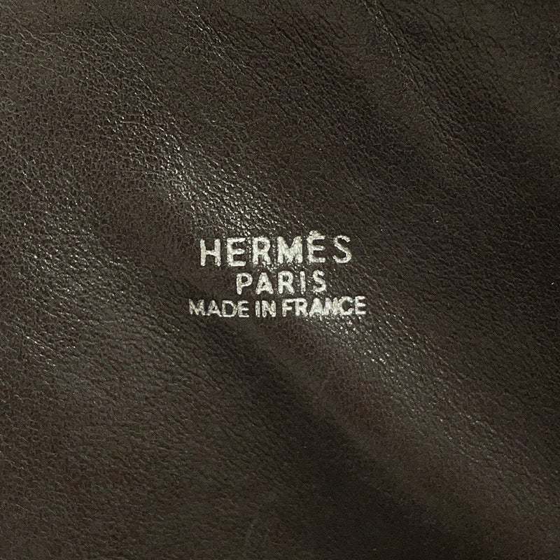 エルメス ハンドバッグ ボリード35 カカオ/シルバー金具 トリヨンクレマンス □H刻印 2wayショルダーバッグ