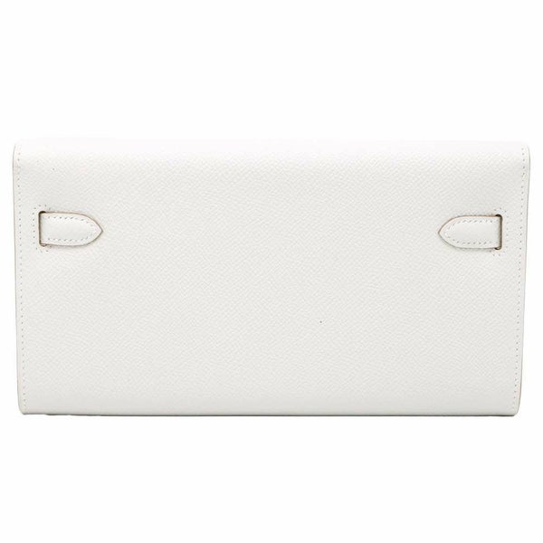 エルメス ケリーウォレット ロング トゥーゴー グリスペール/シルバー金具 ヴォーエプソン B刻印 財布