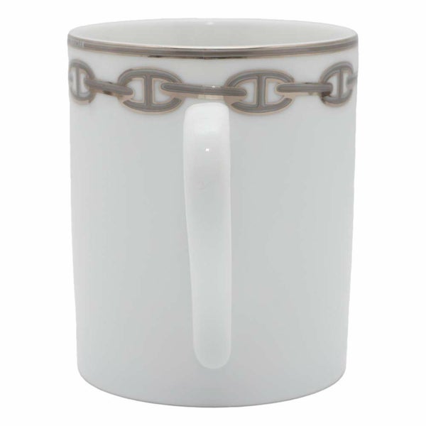 エルメス マグカップ シェーヌダンクル 300ml 陶器 HERMES 食器 ギフト 白