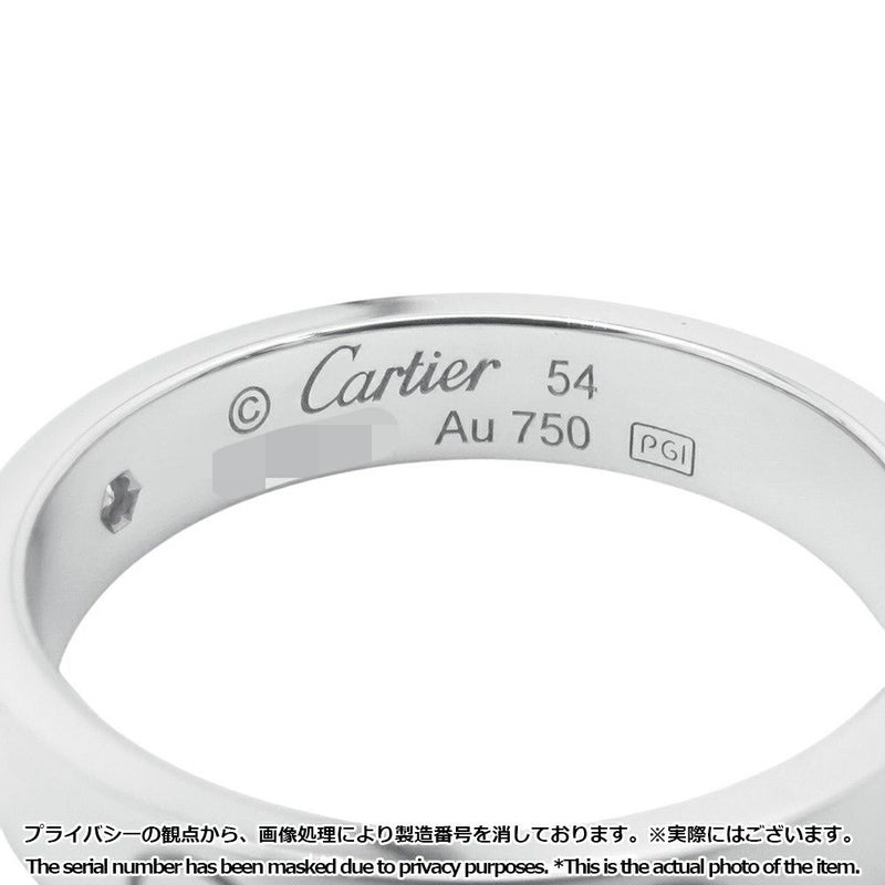 カルティエ リング ミニ ラブリング SM K18WG ダイヤモンド 1P 0.02ct リングサイズ54 B4050500 Cartier 指輪