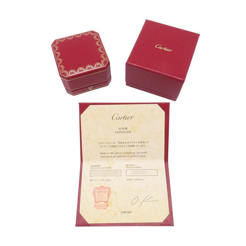 カルティエ リング ミニ ラブリング SM K18WG ダイヤモンド 1P 0.02ct リングサイズ54 B4050500 Cartier 指輪