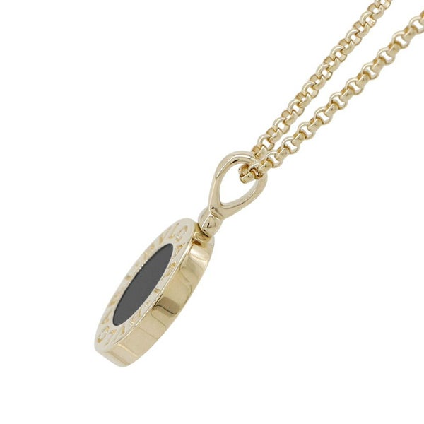 ブルガリ ネックレス ブルガリ・ブルガリ ネックレス オニキス K18YGイエローゴールド 350554 BVLGARI ペンダント