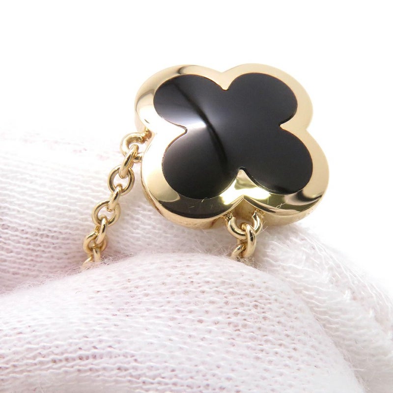 ヴァンクリーフ&アーペル ネックレス ピュア アルハンブラ ペンダント オニキス K18YGイエローゴールド VCARB13900