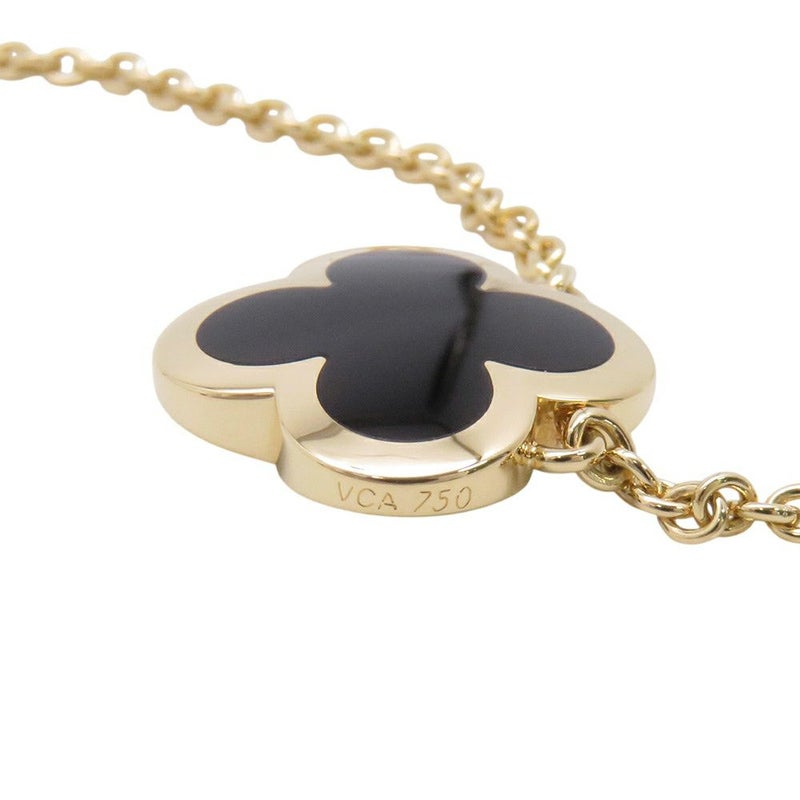 ヴァンクリーフ&アーペル ネックレス ピュア アルハンブラ ペンダント オニキス K18YGイエローゴールド VCARB13900