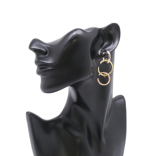 カルティエ ピアス トリニティ シングル イヤリング FOR CHITOSE ABE of sacai K18YG/K18PG/K18WG サイズM Cartier 限定コレクション