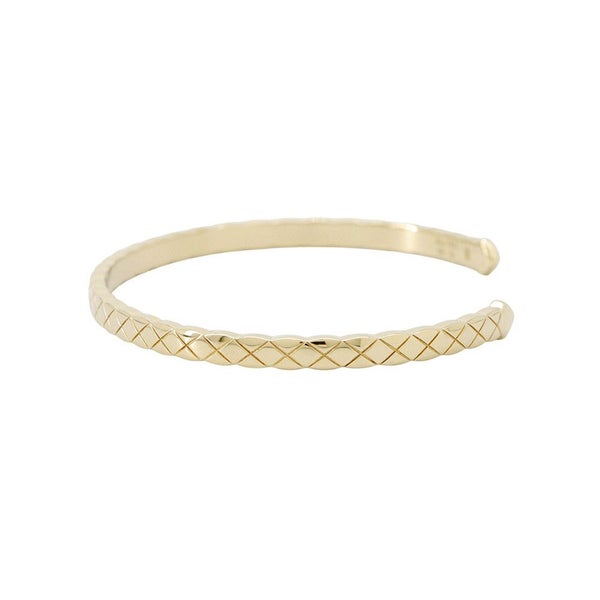 シャネル バングル ココ クラッシュ K18YGイエローゴールド サイズM J11663 CHANEL ジュエリー