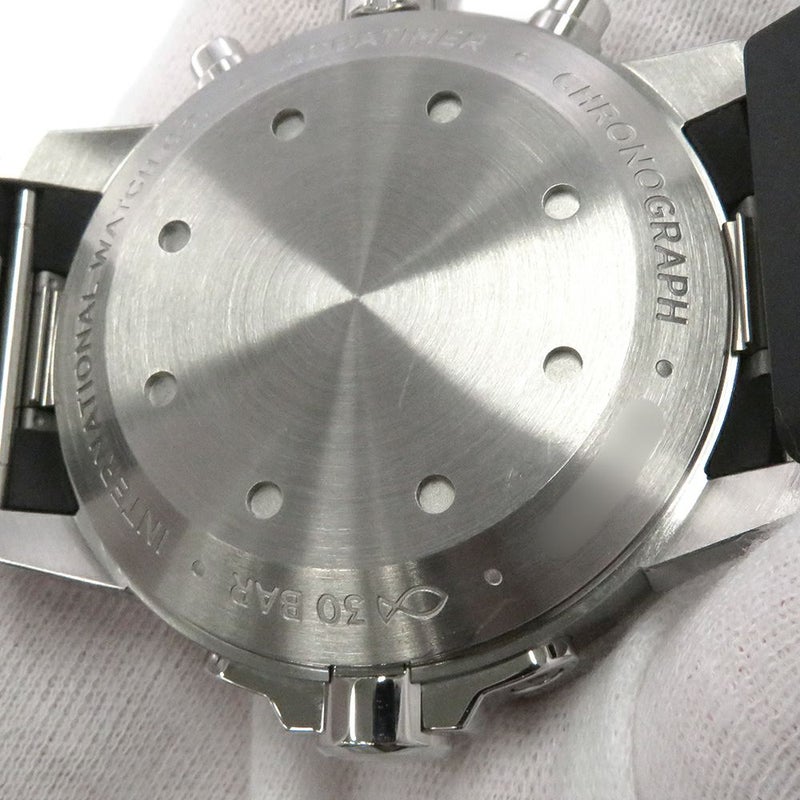 IWC アクアタイマー クロノグラフ IW376803 腕時計 黒文字盤