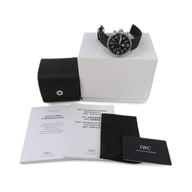 IWC アクアタイマー クロノグラフ IW376803 腕時計 黒文字盤