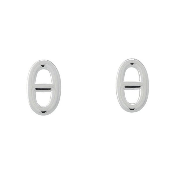 エルメス ピアス ファランドール シェーヌダンクル TPM SV925シルバー HERMES ジュエリー スタッドピアス