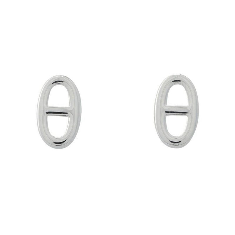 エルメス ピアス ファランドール シェーヌダンクル TPM SV925シルバー HERMES ジュエリー スタッドピアス