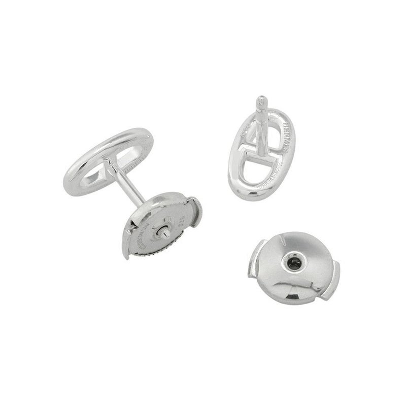 エルメス ピアス ファランドール シェーヌダンクル TPM SV925シルバー HERMES ジュエリー スタッドピアス