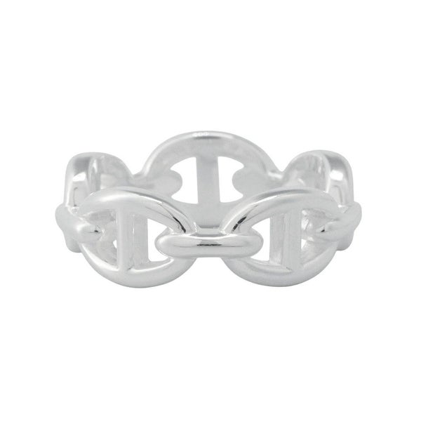 エルメス リング シェーヌダンクル アンシェネPM SV925シルバー リングサイズ54 HERMES ジュエリー