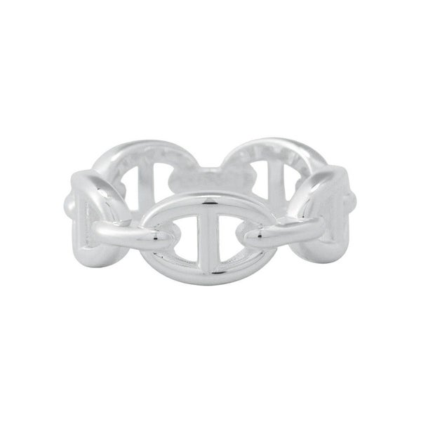 エルメス リング シェーヌダンクル アンシェネPM SV925シルバー リングサイズ53 HERMES ジュエリー