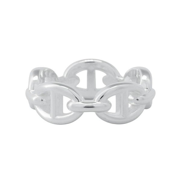 エルメス リング シェーヌダンクル アンシェネPM SV925シルバー リングサイズ53 HERMES ジュエリー