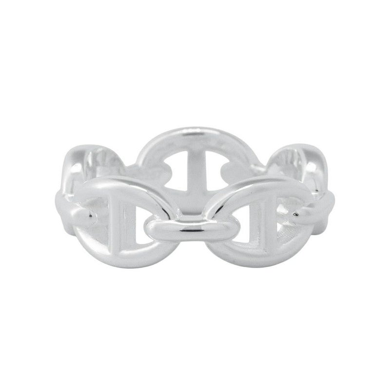 エルメス リング シェーヌダンクル アンシェネPM SV925シルバー リングサイズ53 HERMES ジュエリー