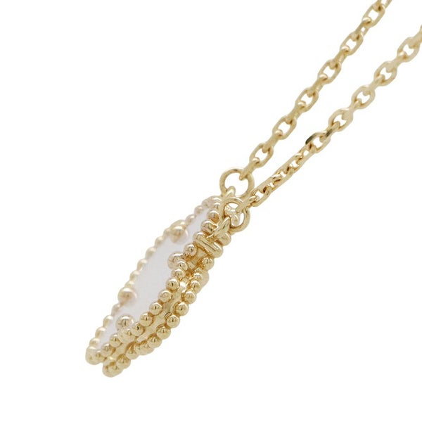 ヴァンクリーフ&アーペル ネックレス ヴィンテージ アルハンブラ ペンダント マザーオブパール K18YGイエローゴールド VCARA45900