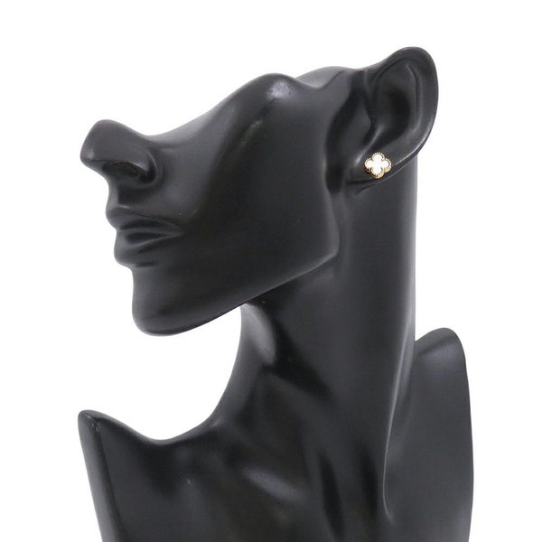 ヴァンクリーフ&アーペル ピアス スウィート アルハンブラ ピアス マザーオブパール K18YGイエローゴールド VCARA44800