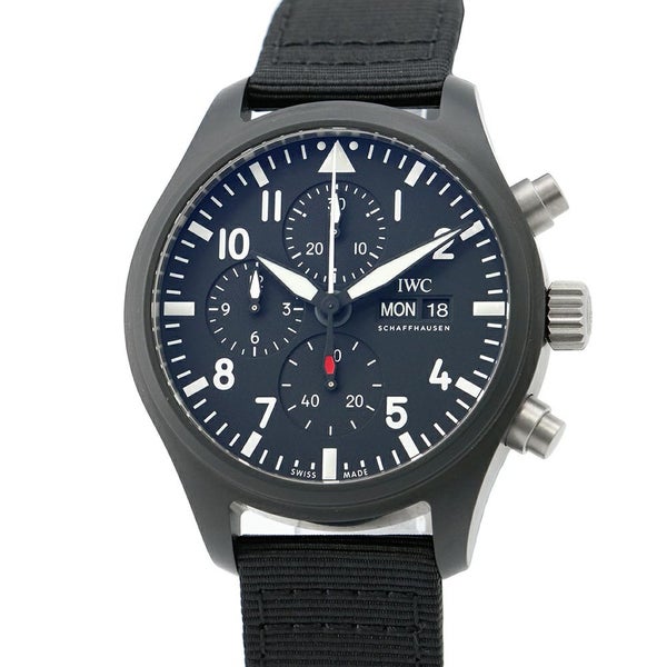 IWC パイロット・ウォッチ・クロノグラフ ・トップガン IW389101 腕時計 黒文字盤