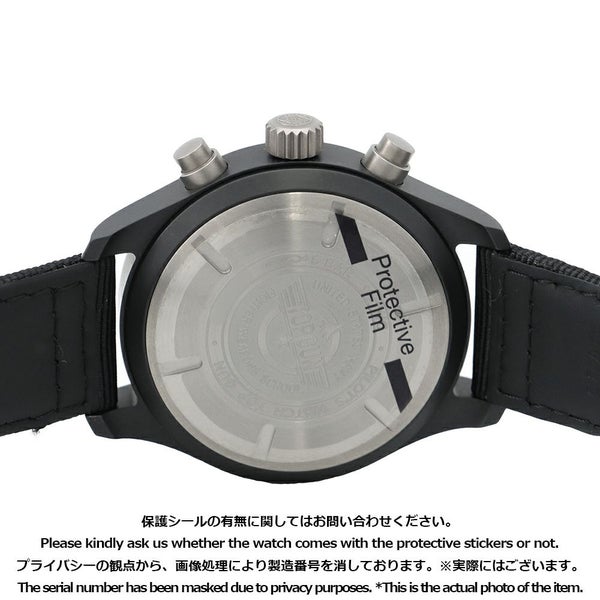 IWC パイロット・ウォッチ・クロノグラフ ・トップガン IW389101 腕時計 黒文字盤