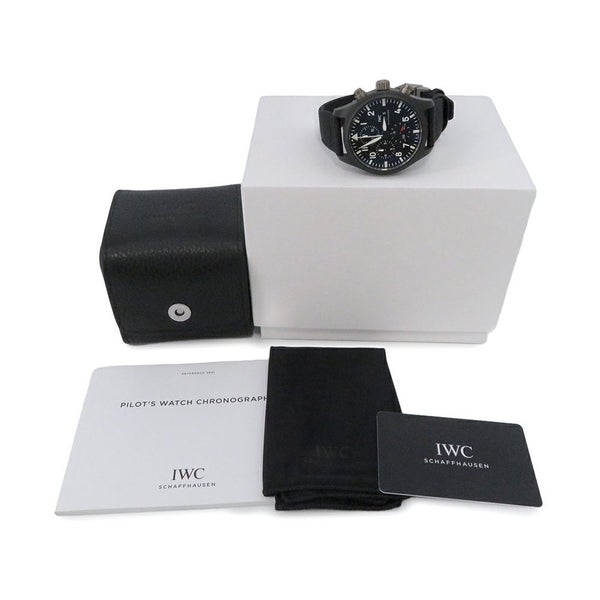 IWC パイロット・ウォッチ・クロノグラフ ・トップガン IW389101 腕時計 黒文字盤