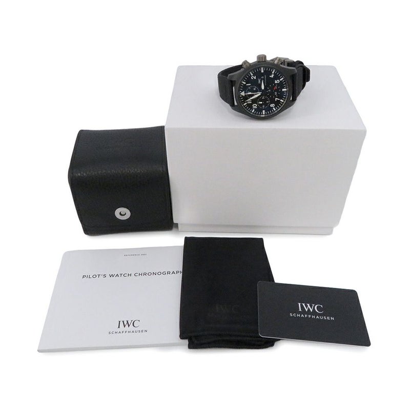 IWC パイロット・ウォッチ・クロノグラフ ・トップガン IW389101 腕時計 黒文字盤