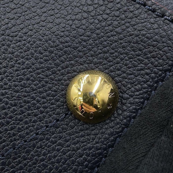 ルイヴィトン ハンドバッグ モノグラム・アンプラント モンテーニュMM M42746 LOUIS VUITTON 2way ネイビー