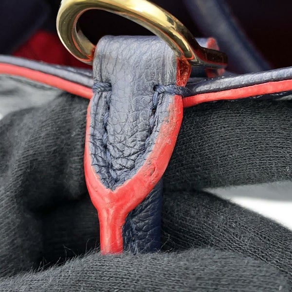 ルイヴィトン ハンドバッグ モノグラム・アンプラント モンテーニュMM M42746 LOUIS VUITTON 2way ネイビー