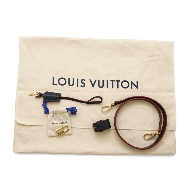 ルイヴィトン ハンドバッグ モノグラム・アンプラント モンテーニュMM M42746 LOUIS VUITTON 2way ネイビー