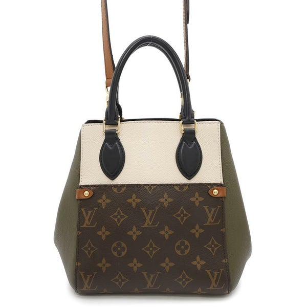 ルイヴィトン ハンドバッグ モノグラム レザー フォールド・トートPM M45388 LOUIS VUITTON 2way