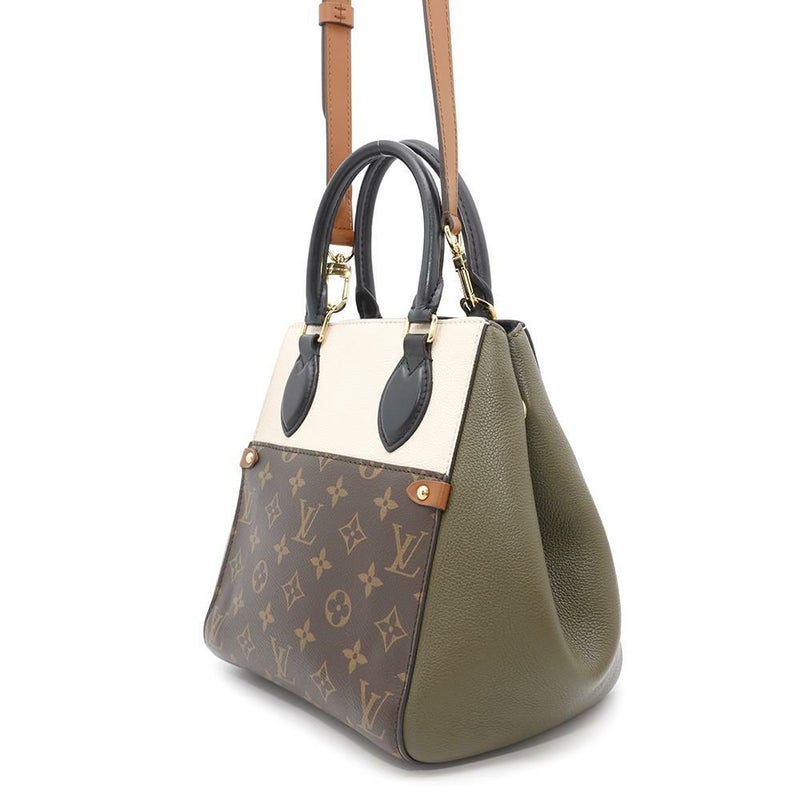 ルイヴィトン ハンドバッグ モノグラム レザー フォールド・トートPM M45388 LOUIS VUITTON 2way