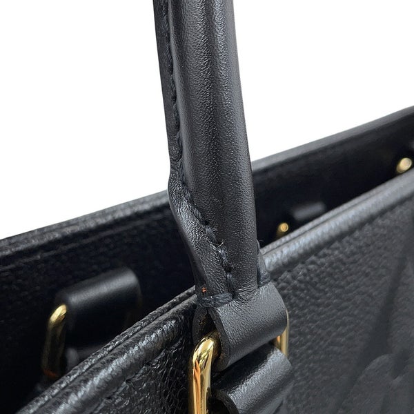 ルイヴィトン トートバッグ モノグラム・アンプラント オンザゴー GM M44925 ヴィトン バッグ 2wayショルダーバッグ 黒 ブラック