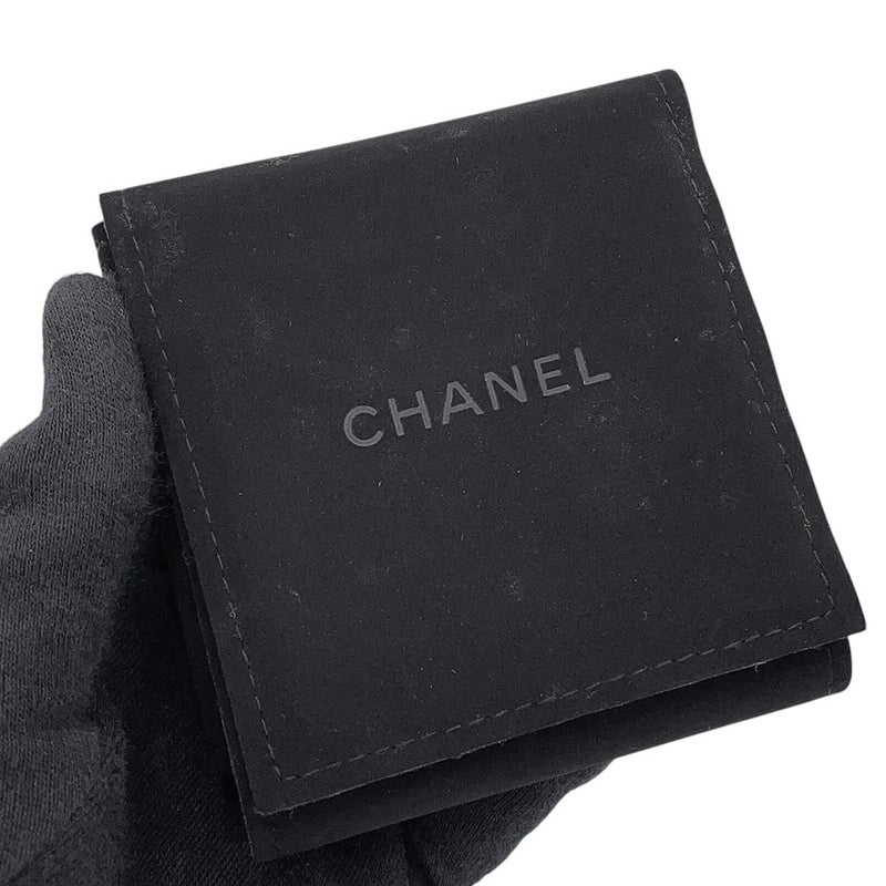 シャネル ブローチ ココマーク チェーンモチーフ ラインストーン レザー B25V AB5107 CHANEL アクセサリー