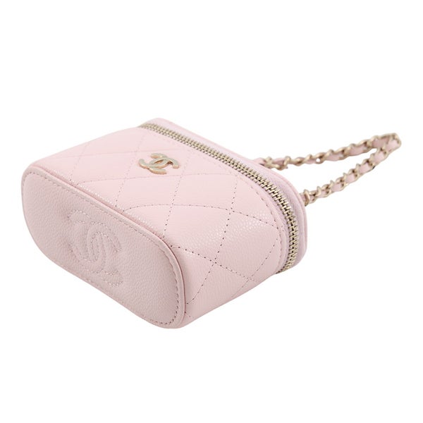 シャネル バッグチャーム クラシック ミニ ヴァニティ キャビアスキン AP4983 CHANEL チャーム