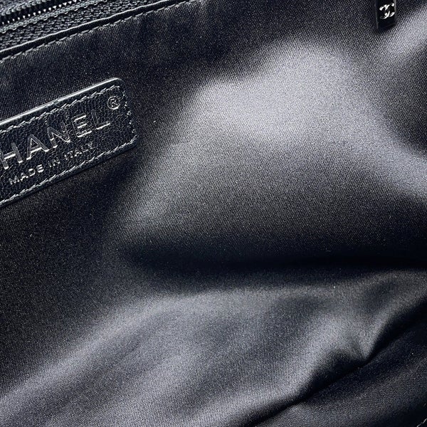 シャネル チェーンショルダーバッグ ココマーク ツイード/ナイロン AS1160 CHANEL 黒