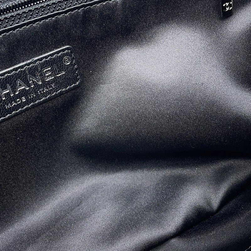 シャネル チェーンショルダーバッグ ココマーク ツイード/ナイロン AS1160 CHANEL 黒