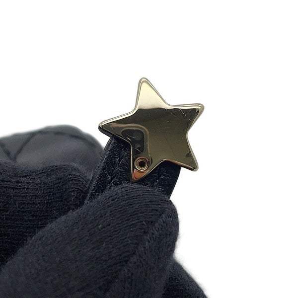 シャネル チェーンショルダーバッグ マトラッセ ココマーク スター 星 ラムスキン AS4579 CHANEL 黒