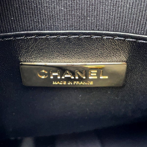 シャネル チェーンショルダーバッグ マトラッセ ココマーク スター 星 ラムスキン AS4579 CHANEL 黒