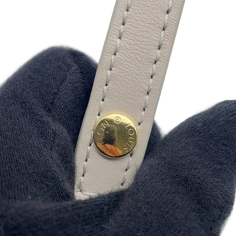 ルイヴィトン ショルダーバッグ モノグラム・パターン/ラムレザー ポシェットクッサン M11331 LOUIS VUITTON 白