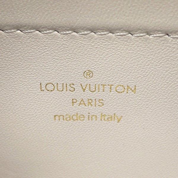 ルイヴィトン ショルダーバッグ モノグラム・パターン/ラムレザー ポシェットクッサン M11331 LOUIS VUITTON 白