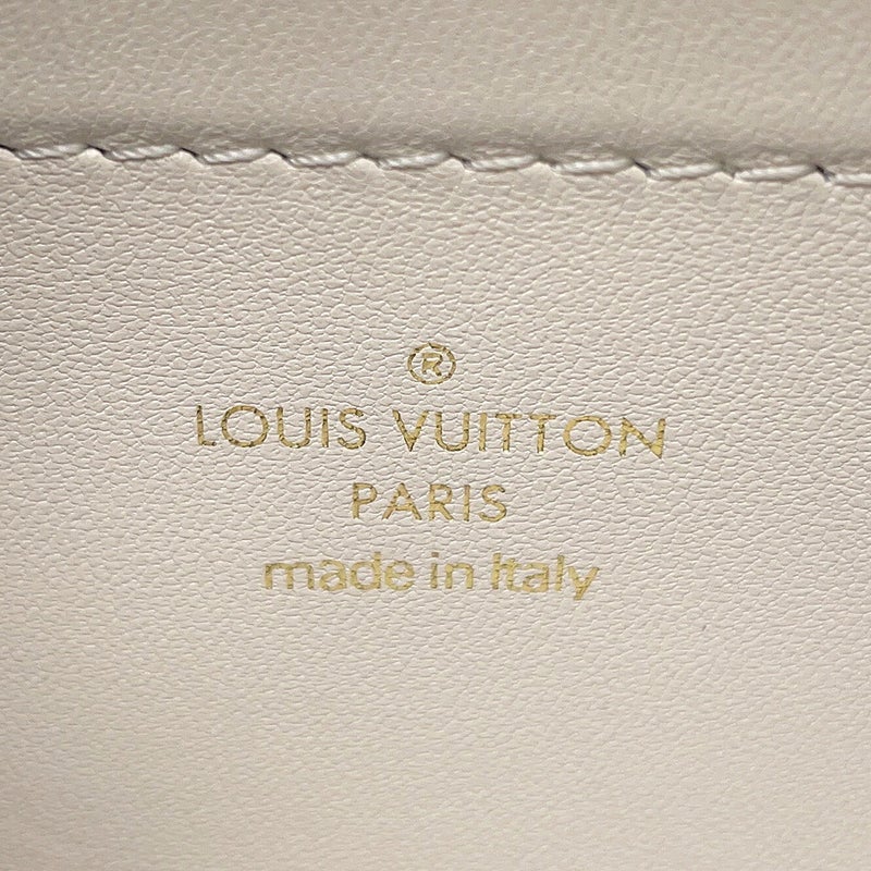 ルイヴィトン ショルダーバッグ モノグラム・パターン/ラムレザー ポシェットクッサン M11331 LOUIS VUITTON 白