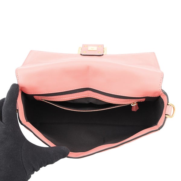 フェンディ ハンドバッグ ズッカ柄 マンマバケット カーフレザー 8BR600 FENDI バッグ ワンショルダー