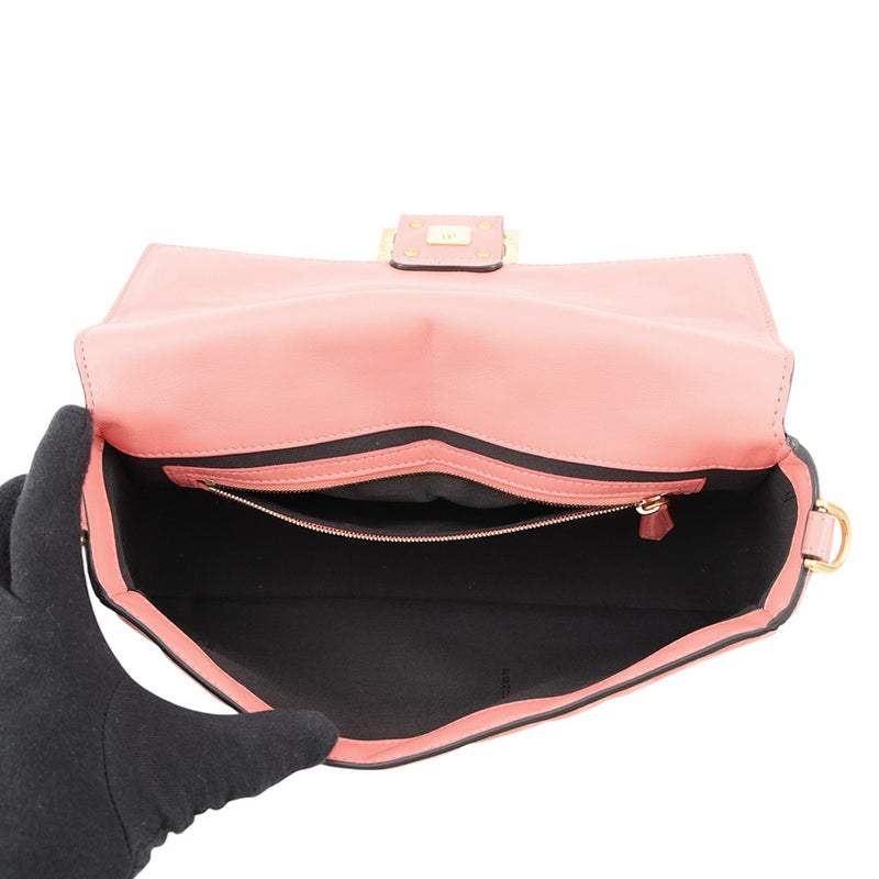 フェンディ ハンドバッグ ズッカ柄 マンマバケット カーフレザー 8BR600 FENDI バッグ ワンショルダー